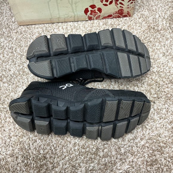 On Running Women's Cloud 2 Athletic Shoes - Black - Picture 7 of 8